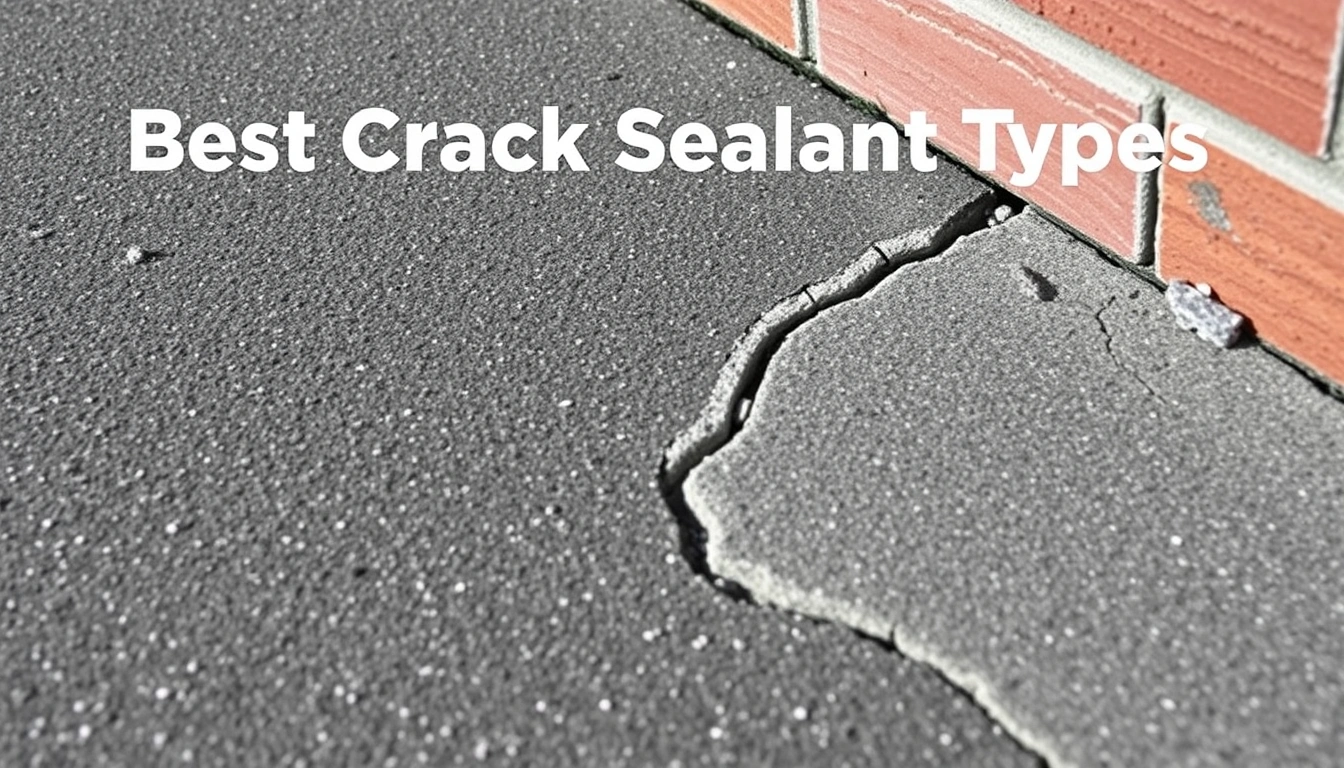Best Crack Sealant Types for Asphalt, Concrete, and Foundation Walls Best Crack Sealant Types for Asphalt, Concrete, and Foundation Walls