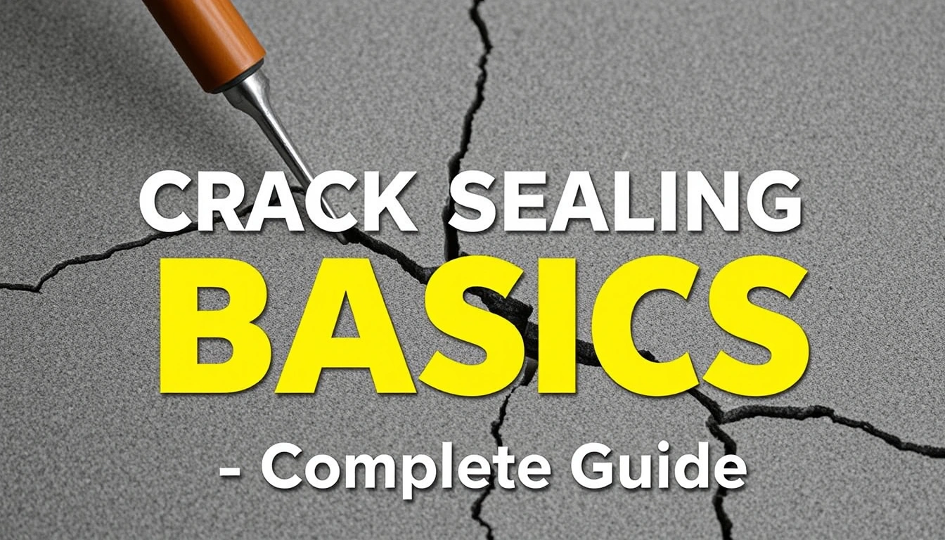Crack Sealing Basics — The Complete Guide