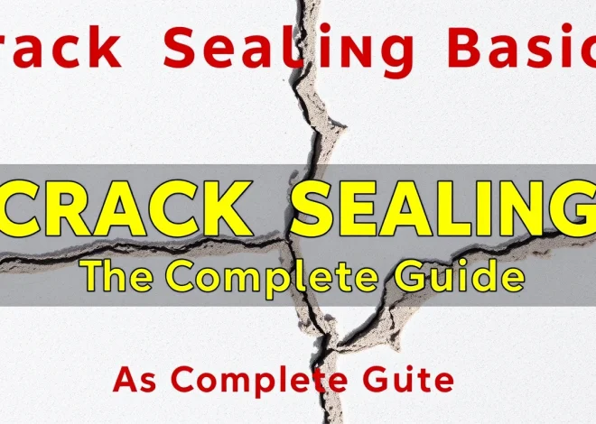 Crack Sealing Basics — The Complete Guide