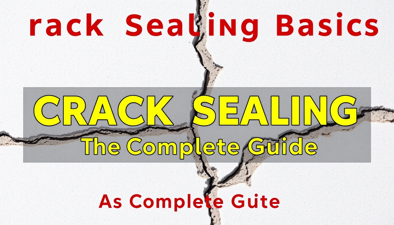 Crack Sealing Basics — The Complete Guide