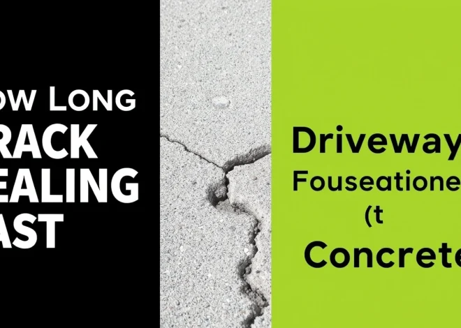 How Long Does Crack Sealing Last on Driveways, Foundations, and Concrete?