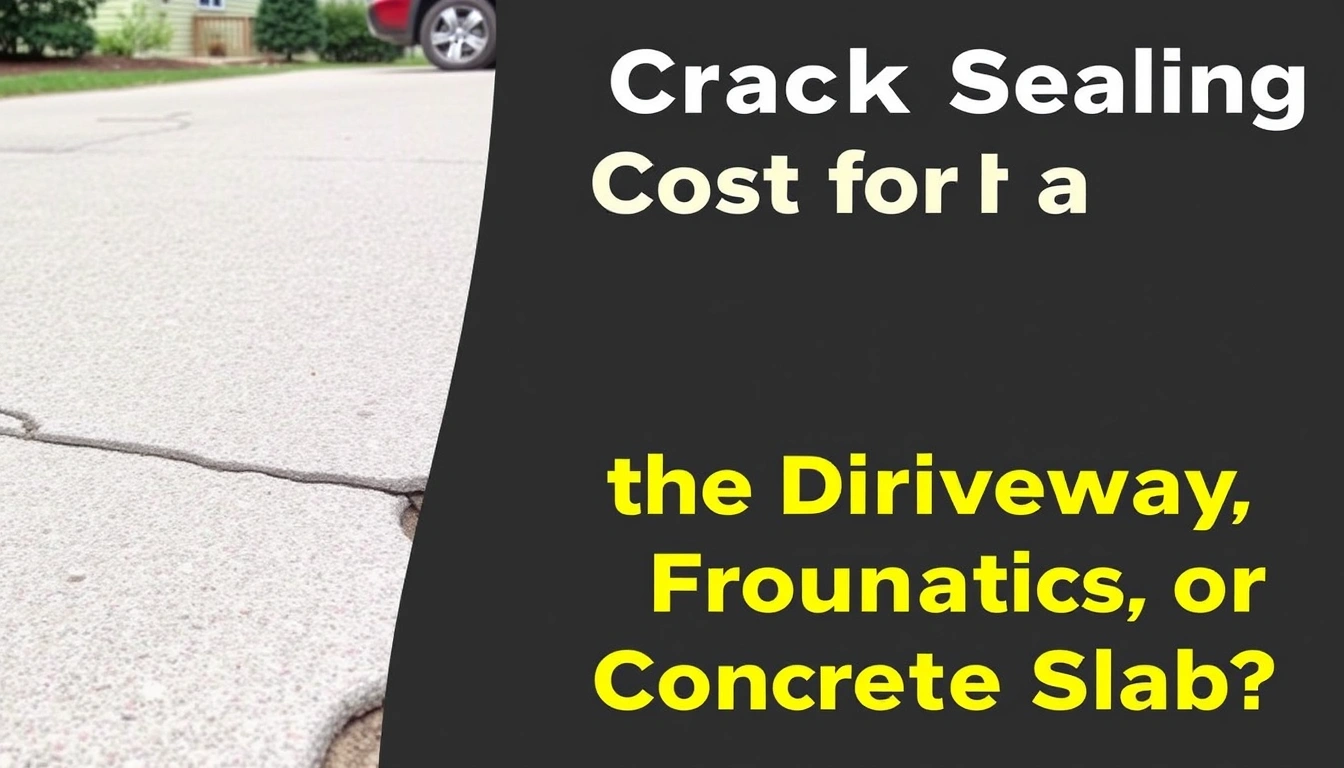 How Much Does Crack Sealing Cost for a Driveway, Foundation, or Concrete Slab?