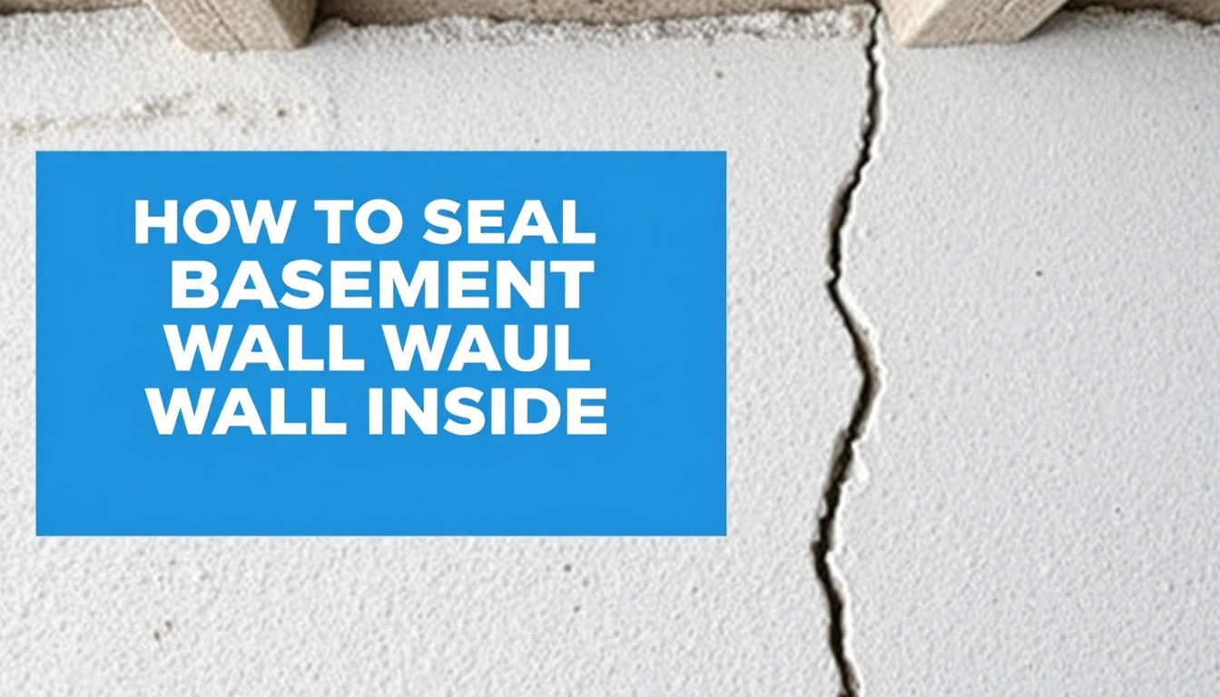 How to Seal Basement Wall Cracks from the Inside