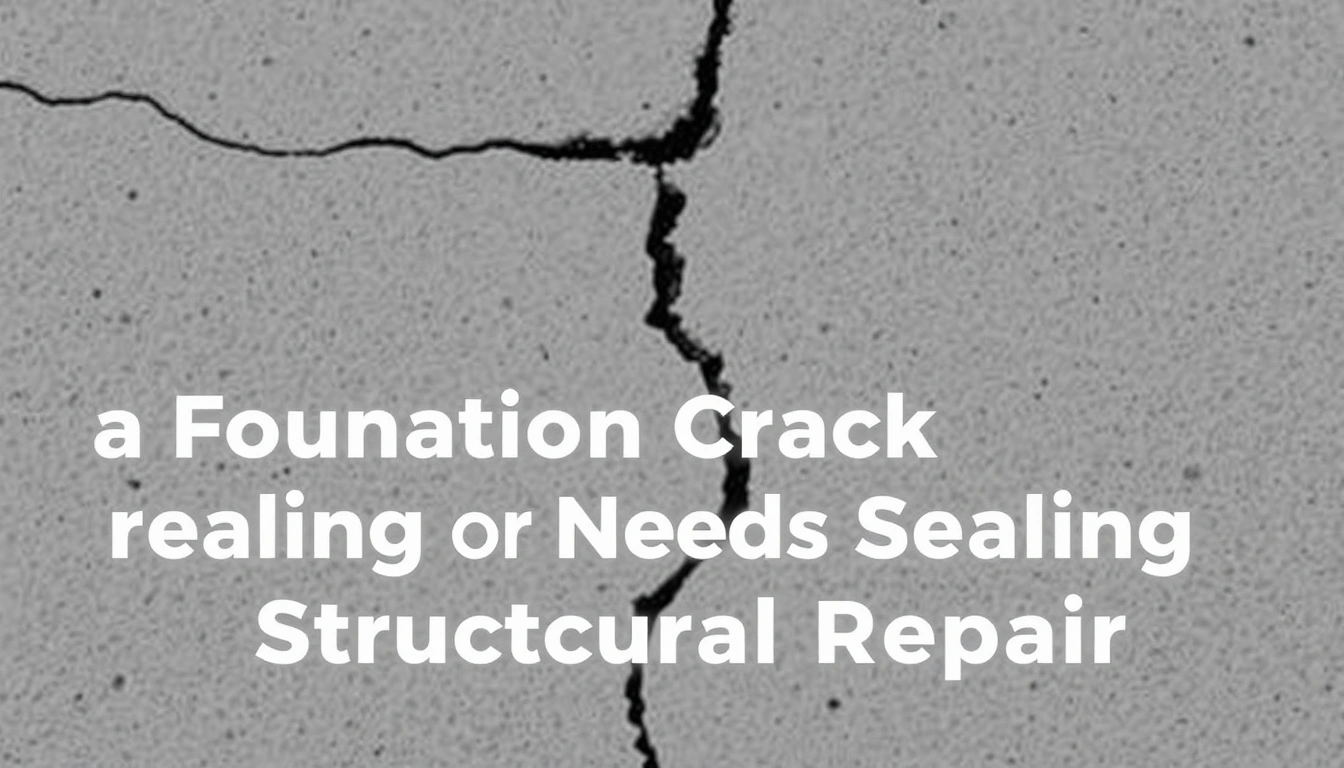 How to Tell if a Foundation Crack Needs Sealing or Structural Repair
