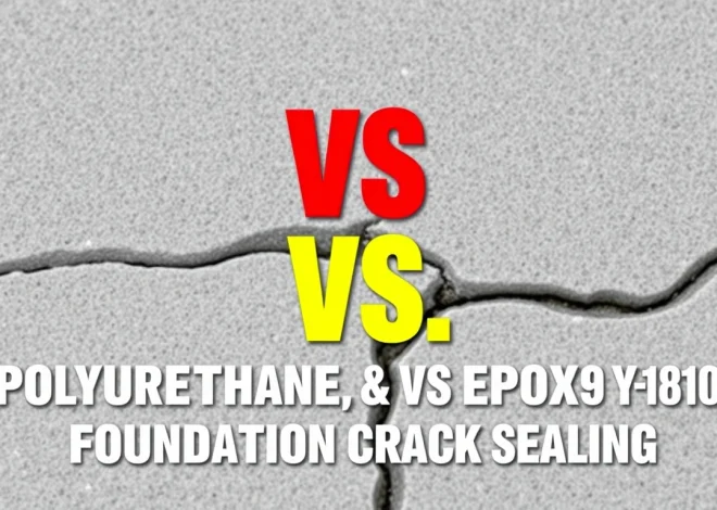 Polyurethane vs Epoxy for Foundation Crack Sealing in Chicago