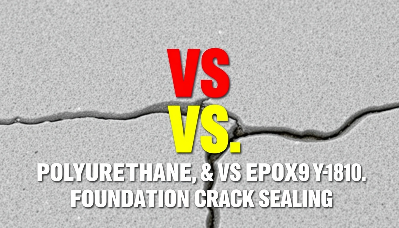 Polyurethane vs Epoxy for Foundation Crack Sealing in Chicago