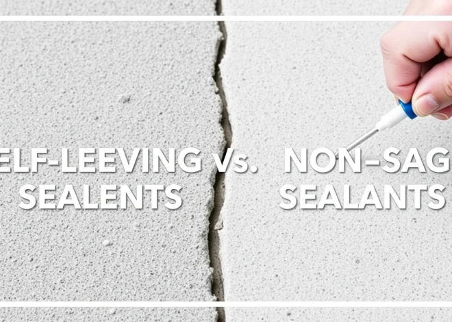 Self-Leveling vs Non-Sag Sealants: Which One Fits Your Crack?