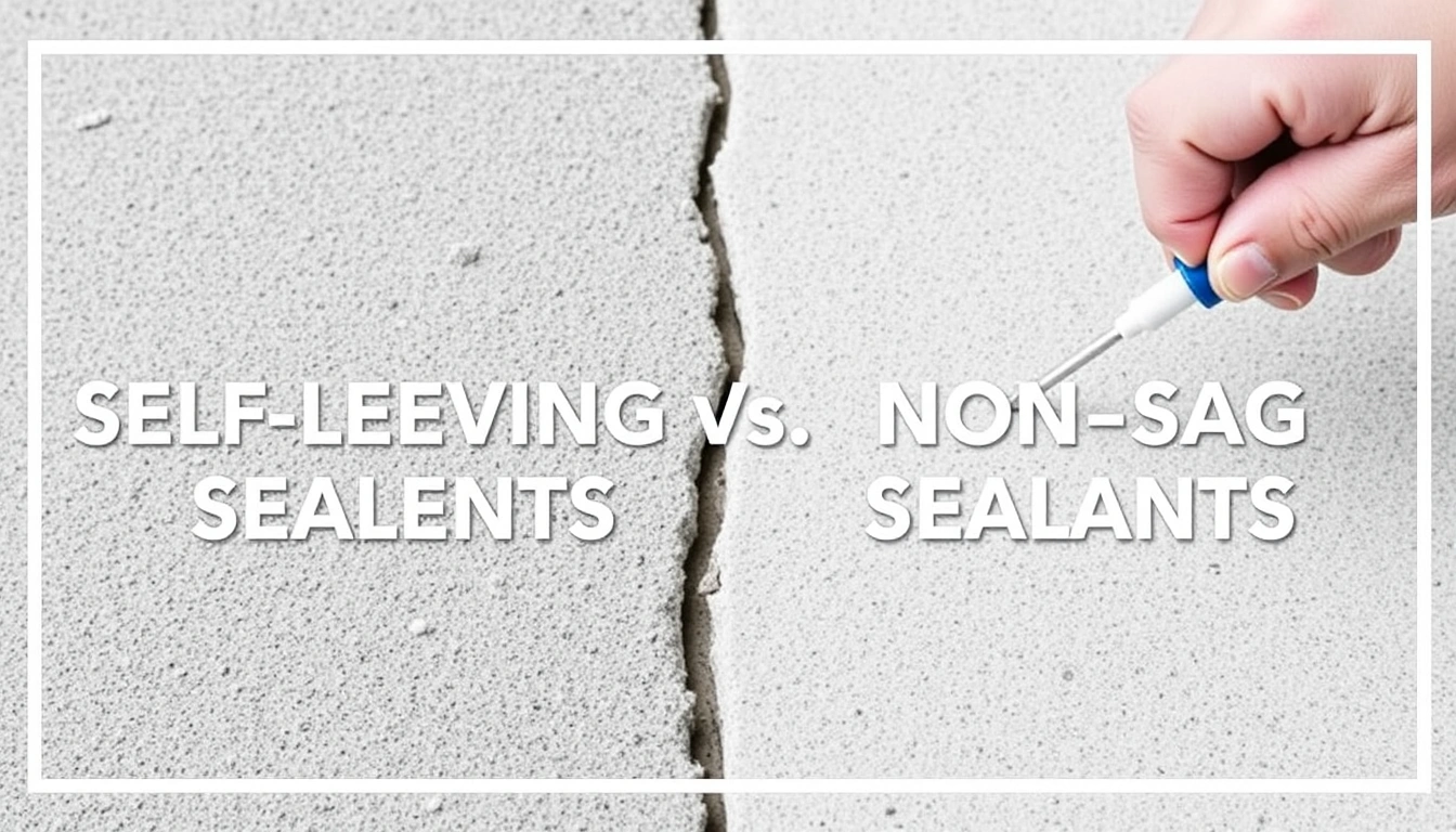 Self-Leveling vs Non-Sag Sealants: Which One Fits Your Crack?