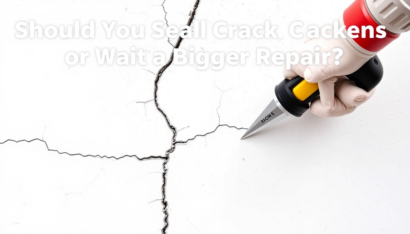 Should You Seal Small Cracks Now or Wait for a Bigger Repair?