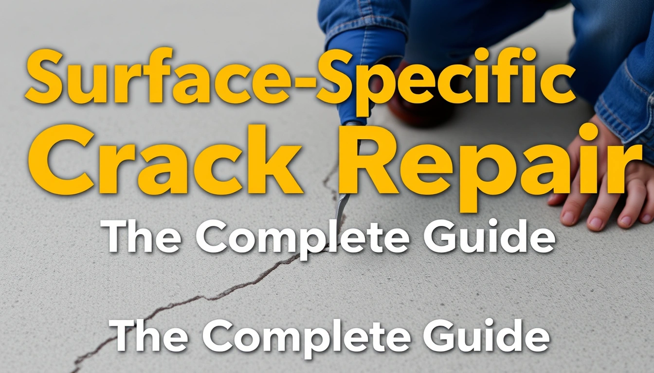 Surface-Specific Crack Repair — The Complete Guide
