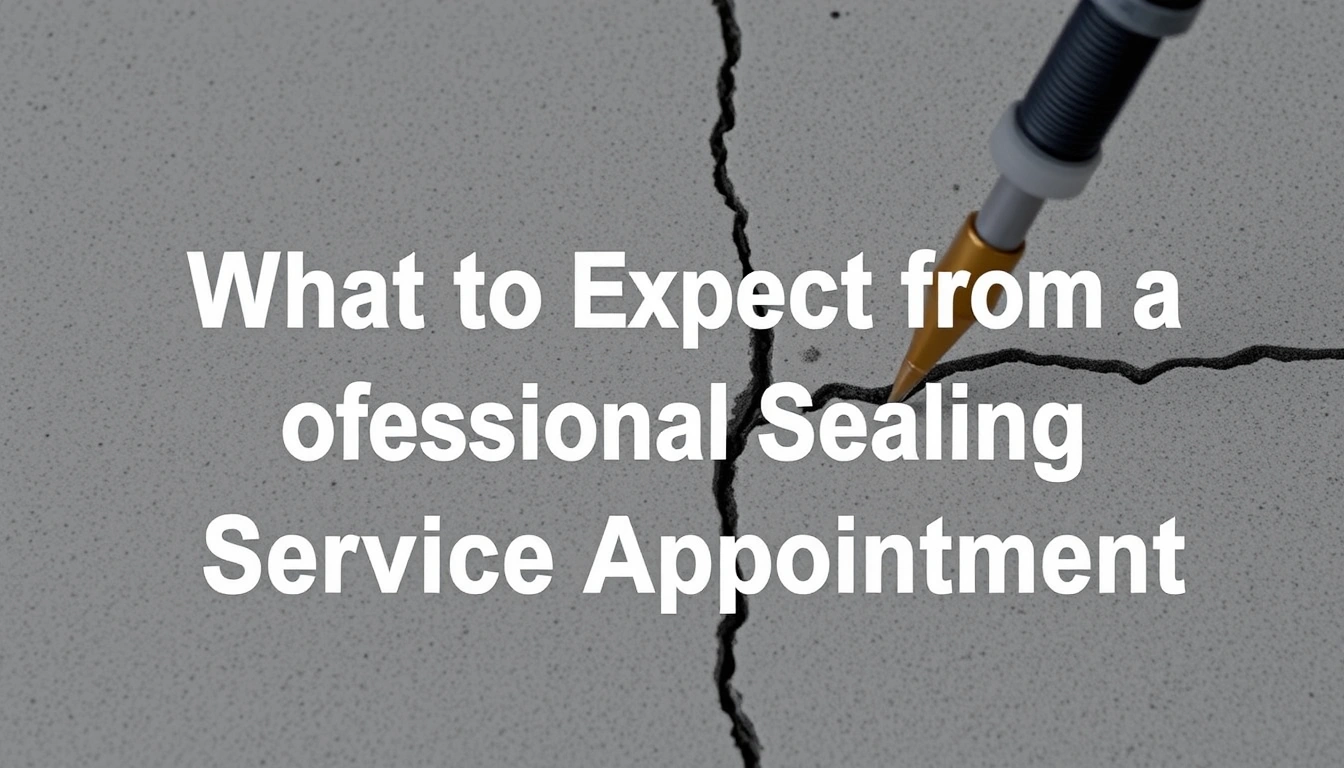 What to Expect from a Professional Crack Sealing Service Appointment