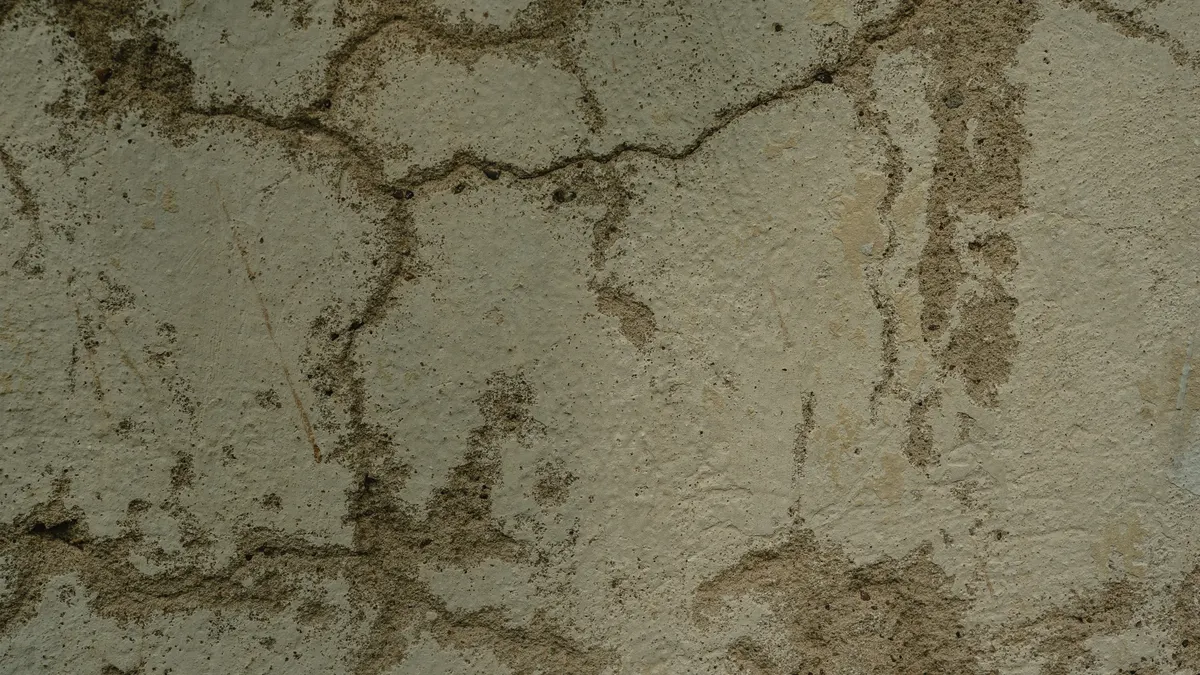 How to Fix Cracks at the Edge of a Concrete Slab Cracked, weathered concrete surface